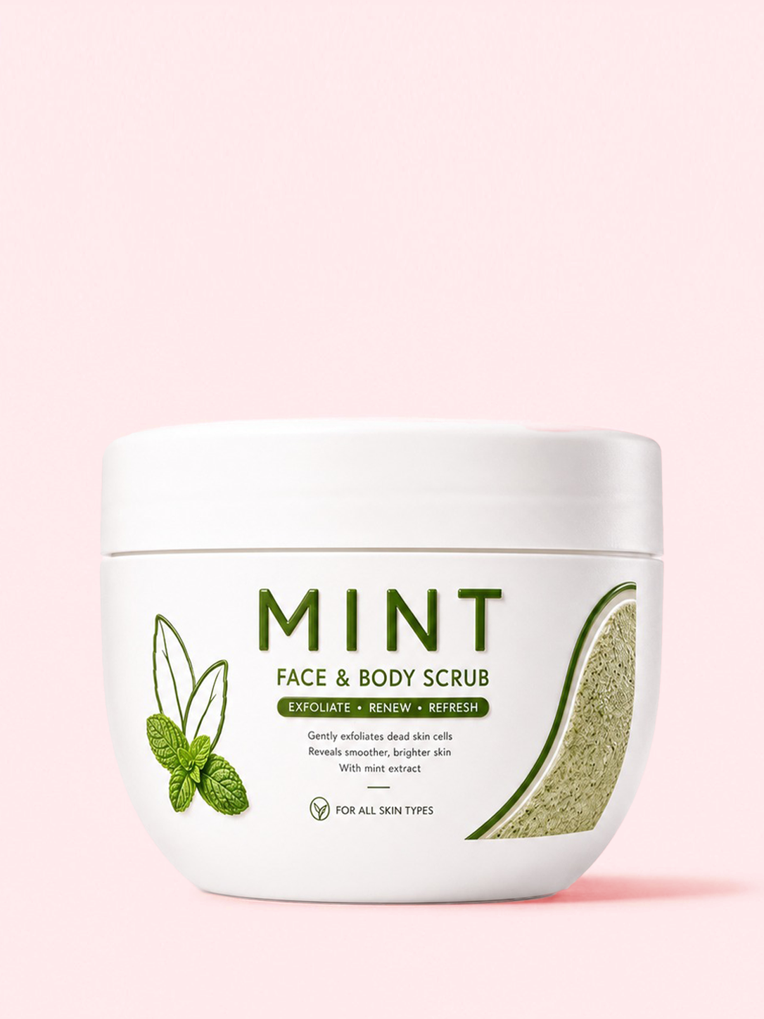 Peppermint Face & Body Scrub 300g