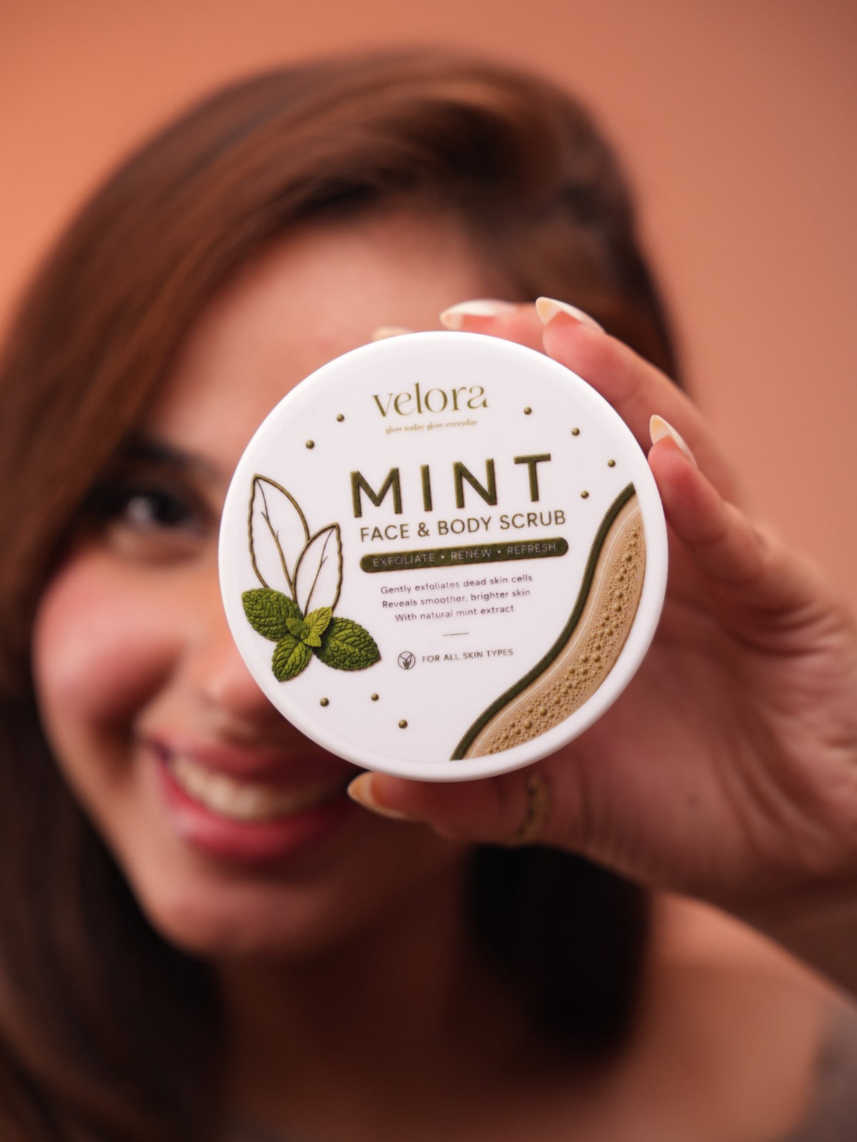 Peppermint Face & Body Scrub 300g