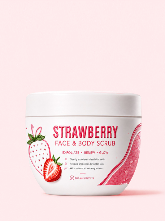 Strawberry Face & Body Scrub 300g