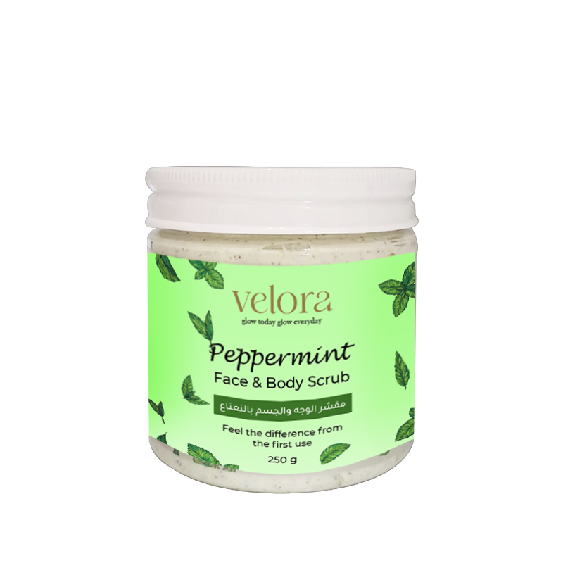Peppermint Face & Body Scrub 250g