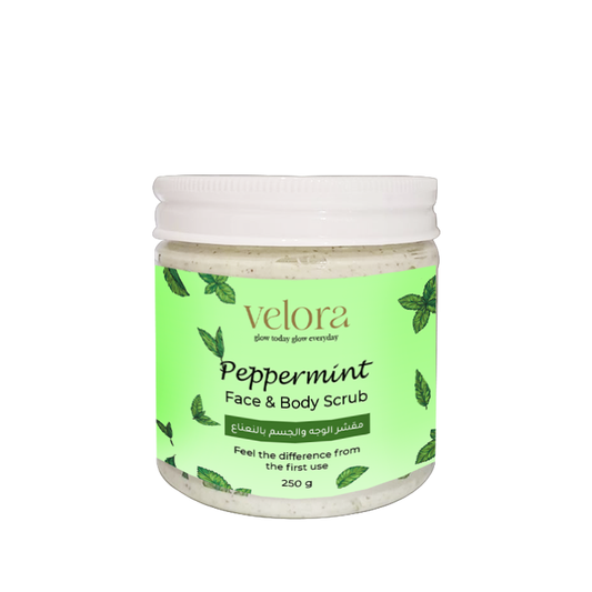Peppermint Face & Body Scrub 250g